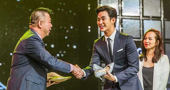 金秀賢一年千萬代言奧康 “都教授”吆喝賣鞋